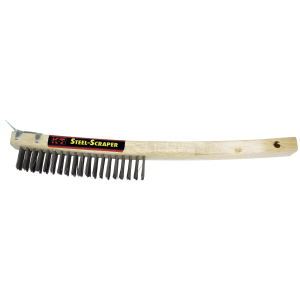 K-T Industries K-T Industries Bent Handle Brush with Scraper - $5.59 at Murdoch's Ranch & Home Supply