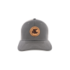 Round Leather Patch Hat