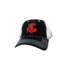 Black Hat w/ White Mesh