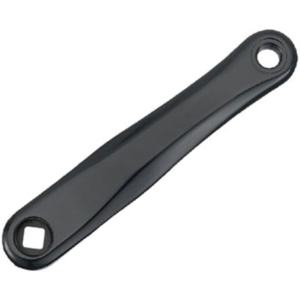 SAMOX Samox SAC08 Left Crank Arm - 175mm, JIS Diamond Taper Spindle Interface, Forged Aluminum, Spindle Bolt Sold Separate, Black