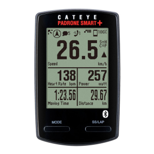 CatEye Padrone Smart+ Speed/Cadence Bundle Bike Computer - Wireless, Black