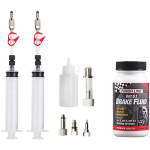 Jagwire Jagwire Pro DOT Bleed Kit with Finish Line DOT 5.1 Fluid - For Avid, Hayes, Formula, and Hope Disc Brakes