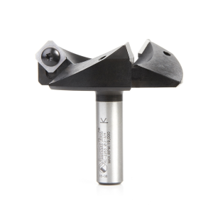 Amana Tool RC-2263 CNC Spoilboard Insert Carbide 3 Wing, Surfacing, Planing, Flycutting & Slab Leveler 2-3/4 Diameter x 1/2 SHK Router Bit