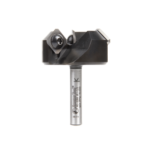 Amana Tool RC-2265 CNC Spoilboard Insert Carbide 3 Wing, Surfacing, Planing, Flycutting & Slab Leveler 1-1/2 Diameter x 1/4 SHK Router Bit