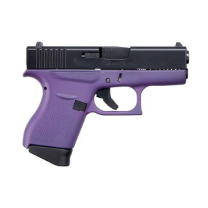 Glock Glock 43 9mm Carry Conceal Pistol with Cerakote Purple Grip Frame