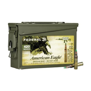 Federal Federal XM855 5.56mm 62 gr FMJ 420 Rounds Loose in Metal Ammo Can