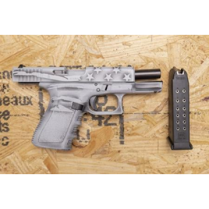 Glock Glock 19 GEN3 9mm Police Trade-In Pistol with Distressed Flag Cerakote Finish
