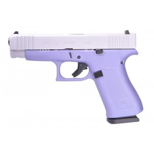 Glock Glock 48 9mm Pistol with Lavender Cerakote Frame and Silver Slide