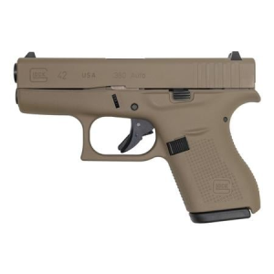Glock Glock 42 380 ACP Single Stack Pistol with FDE Cerakote Finish