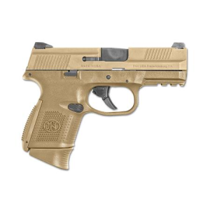 FN FNS-9 Compact 9mm Flat Dark Earth Pistol with Night Sights