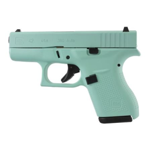 Glock Glock 42 .380 Auto Eggshell Blue Cerakote Single Stack Pistol