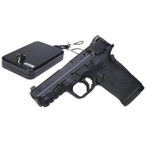 Smith & Wesson MP380 Shield EZ 380 ACP Pistol w/ Thumb Safety and Lockdown Large Handgun Vault
