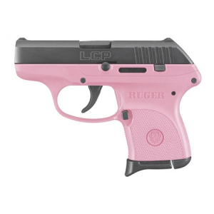 Ruger LCP 380ACP Centerfire Pistol with Pink Grip Frame