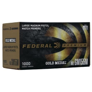 Federal Federal Large Magnum Pistol Match Primers (Gold Medal) 1000/Box - $105.25 at Sportsmans Outdoor Superstore