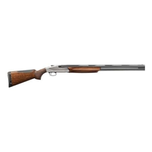 Benelli 828 U 12 Gauge Shotgun with Satin Walnut Stock and Engraved Nickle Plated Receiver
