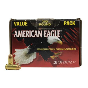 Federal Federal 45 Auto 230 gr FMJ American Eagle Police Trade Ammo 250 Round Value Pack