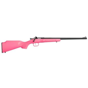 Keystone Crickett 22 S/L/LR Bolt-Action Single-Shot Rifle with Pink Stock