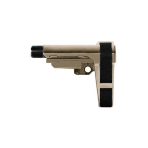 Sb Tactical SB Tactical SBA3 5-Position Adjustable Pistol Stabilizing Brace for AR-15 Pistols (FDE)