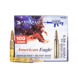 Federal Federal XM193 5.56mm 55 gr FMJ 100 Round Value Pack