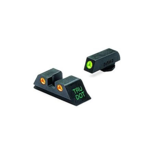 Meprolight Meprolight Tru-Dot Green/Orange Night Sights for Glock Double Stack Pistols