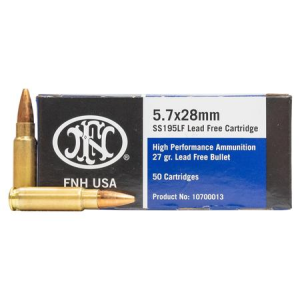 FN 5.7x28mm 27 gr Lead Free Trade Ammo 50/Box