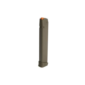 Glock Glock 9mm 33-Round OD Green Magazine with Orange Follower