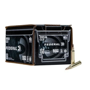 Federal Federal 223 Rem 55 gr FMJ Black Pack 150/Box
