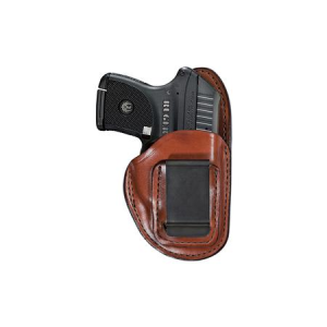 Bianchi 100 Professional IWB Size 12 Tan Leather Belt Clip (Law Enforcement/Military Only)