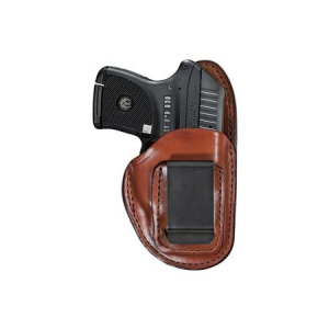 Bianchi 100 Professional IWB Size 11 Tan Leather Belt Clip (Law Enforcement/Military Only)