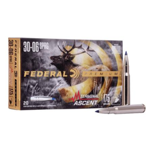 Federal Federal 30-06 Springfield 175 gr Terminal Ascent Bonded 20/Box - $43.66 at Sportsmans Outdoor Superstore