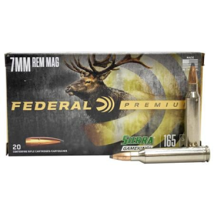 Federal Federal 7mm Rem Mag 165 gr BTSP Sierra Gameking 20/Box