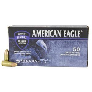 Federal Federal 9mm Luger 115 gr FMJ American Eagle C.O.P.S. 50/Box