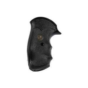 Pachmayr Gripper Grip Checkered Black Rubber with Finger Grooves
