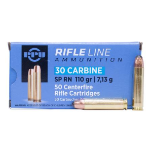 Ppu Ppu 30 Carbine 110 gr Soft Point (SP) 50/Box