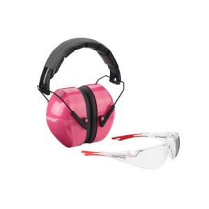 Champion Ballistic Eyes and Ears Combo (Pink) NRR 26 dB Shooting Glasses