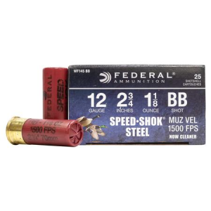 Federal Federal 12 Gauge 2-3/4 1-1/8 oz BB Shot Speed-Shok 25/Box