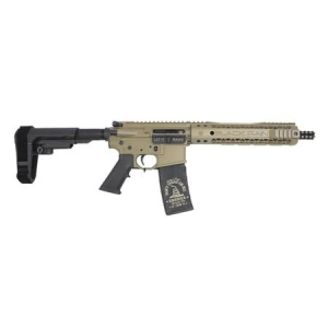 Black Rain Ordnance Custom Billet 5.56 Pistol with SBA3 Brace and FDE Cerakote Finish