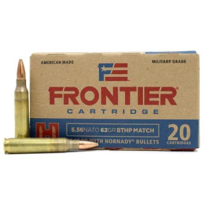 Hornady Hornady 5.56 NATO 62 gr Frontier BTHP Match 20/Box
