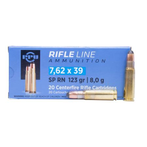 Ppu Ppu 7.62x39mm 123 gr Soft Point (SP) 20/Box