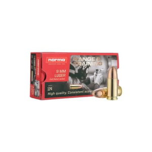 Norma 9mm 124 Gr FMJ 50/Box