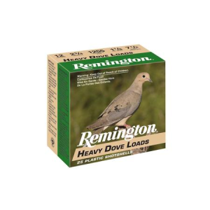 Remington Remington 12 Gauge 2-3/4 Inch 1-1/8 oz 7.5 Shot Heavy Dove Load 25/Box