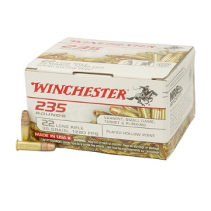 Winchester Winchester 22LR 36 gr Copper Plated Hollow Point 235 Round Brick