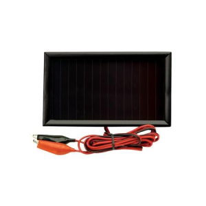 American Hunter Economy Solar Charger 12V White Features Trickle Charge