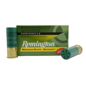 Remington Remington 12 Gauge 2-3/4 in 8 Pellet 00 Buckshot Managed Recoil 5/Box
