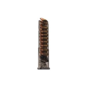 Elite Tactical Systems Elite Tactical Systems 19 Round 9mm Carbon Smoke Magazine for Glock 43x/48