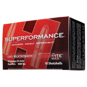 Hornady Hornady 12 Ga 2 3/4 in. 00 Buckshot Superformance 10/Box