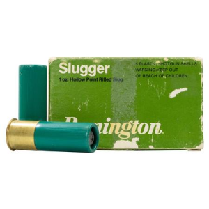 Remington 12 Gauge 2-3/4-in 1 oz Slug Police-Trade Ammo 5/Box