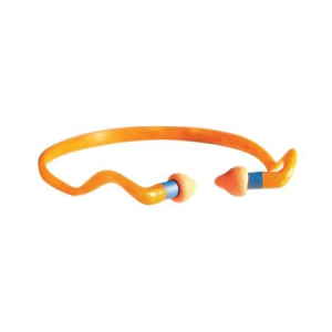 Howard Leight Corded Ear Plugs Quiet Band Foam 25 dB Behind The Neck Orange Adult 1 Pair