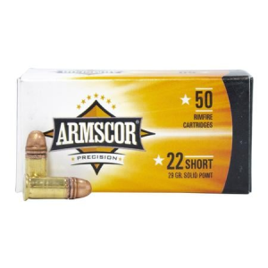 Armscor 22 Short 29 gr Solid Point 50/Box