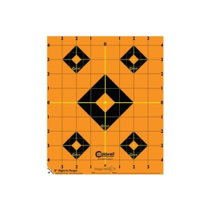 Caldwell Orange Peel Sight-In Target 8 Inch 5 Pack